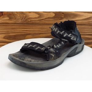 Teva Sz 10‎ Slip-On Sandals Black Synthetic Men Hook & Loop
